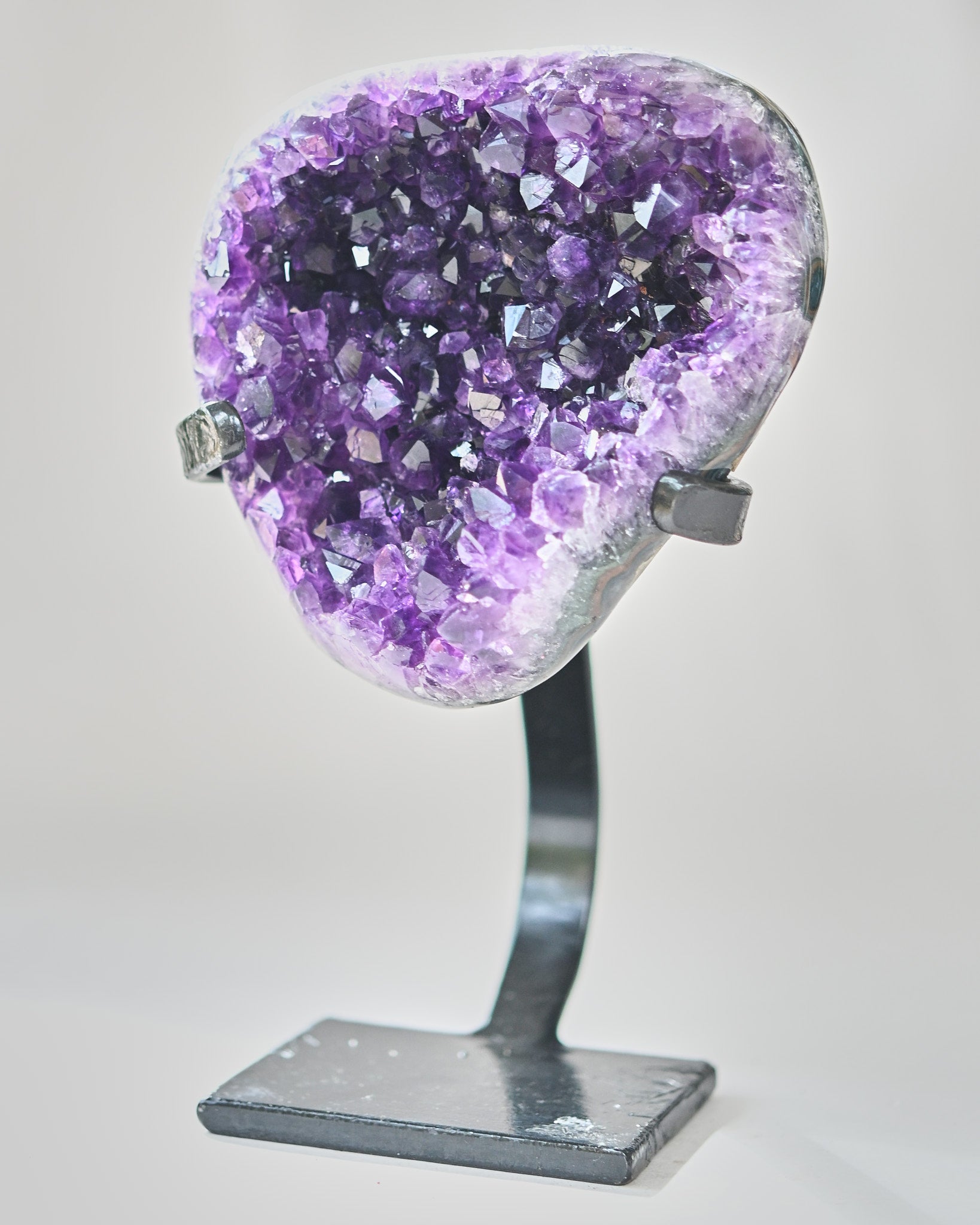 Amethyst Crystal Geode on Stand 3.8lbs