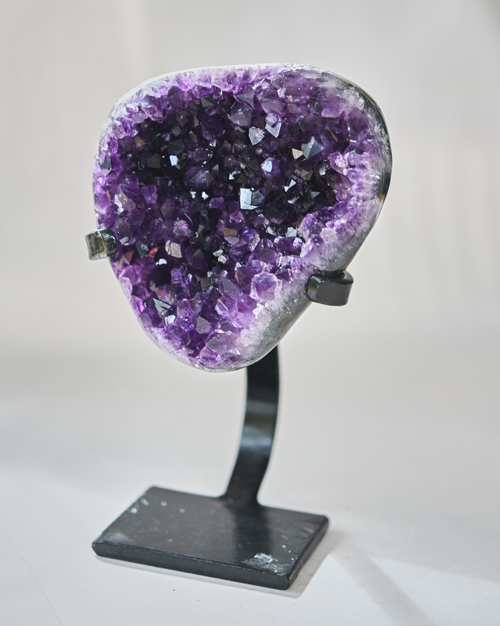 Amethyst Crystal Geode on Stand 3.8lbs