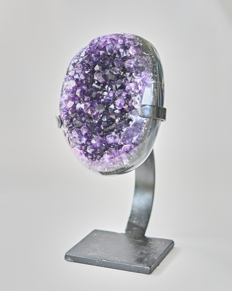 Amethyst Crystal Geode on Stand 4.6lbs