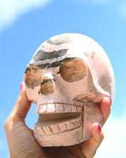 Rhodonite Skull 5lbs