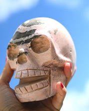Rhodonite Skull 5lbs