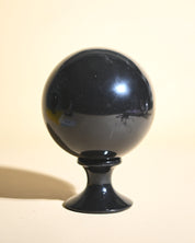 Black Onyx Sphere - close up detail