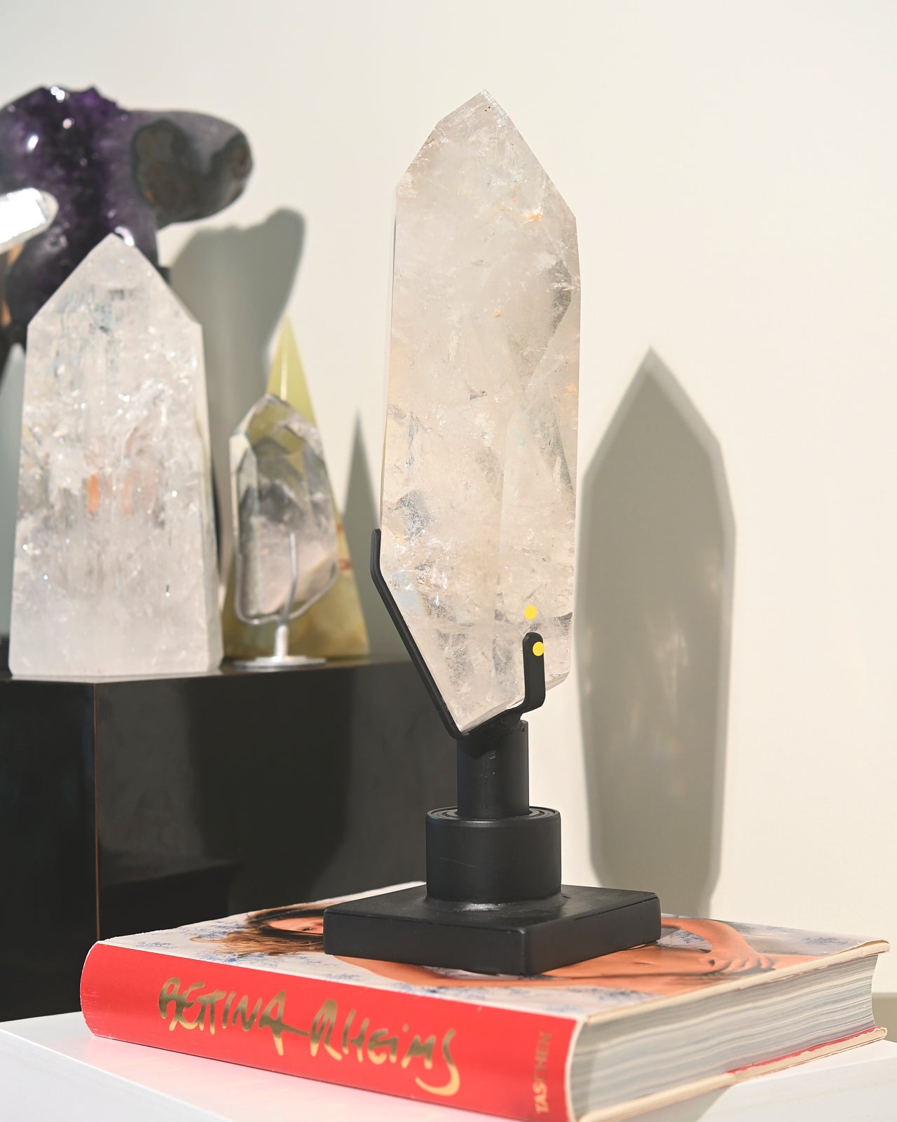 XL Clear Quartz Form on Spinning Stand 6.3lbs