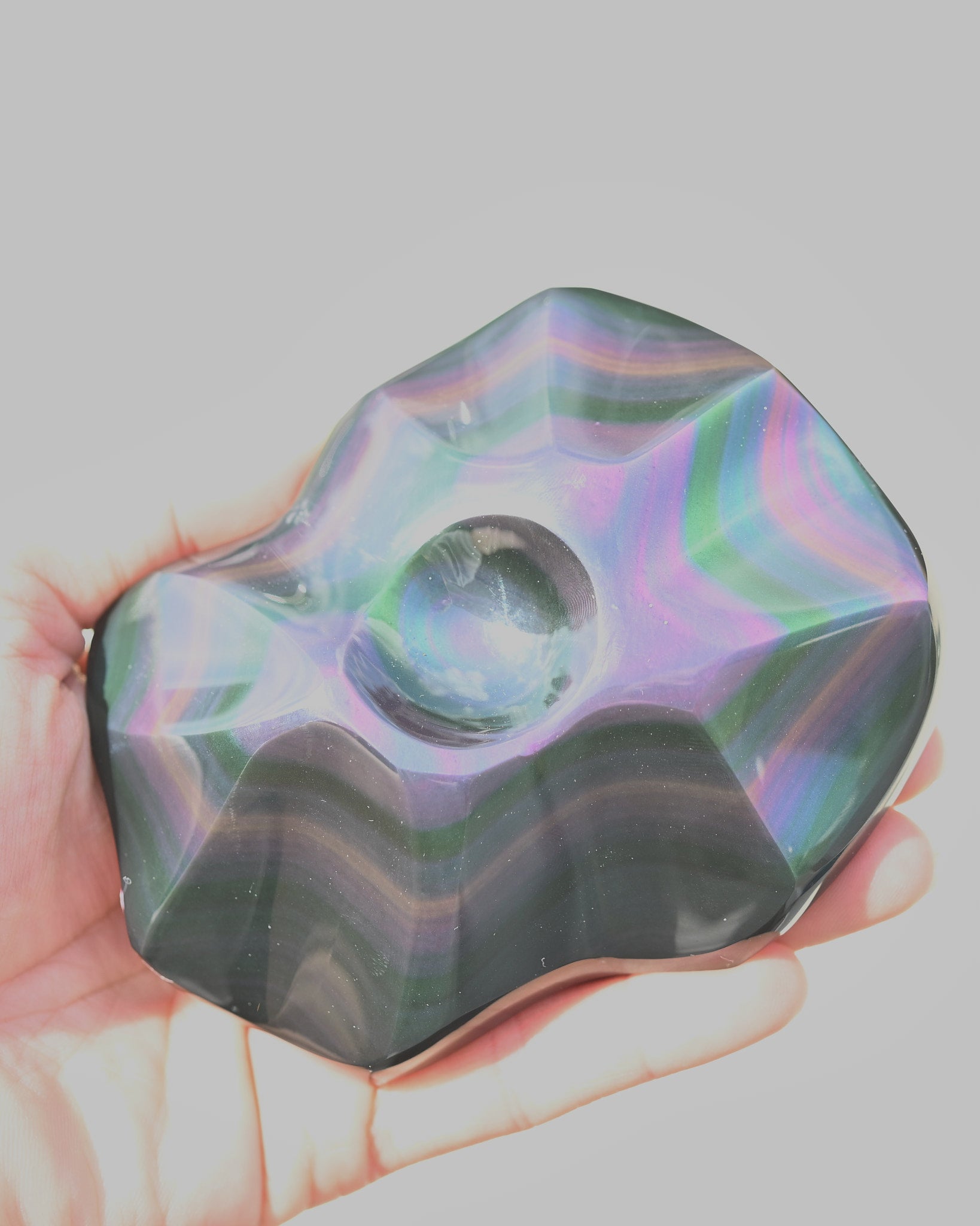 Rainbow Obsidian Freeform 4in
