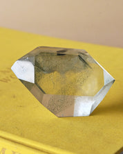 Chlorite Included Quartz - side view