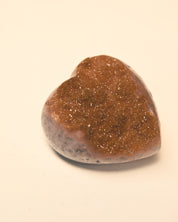 Pink Amethyst Druzy Heart