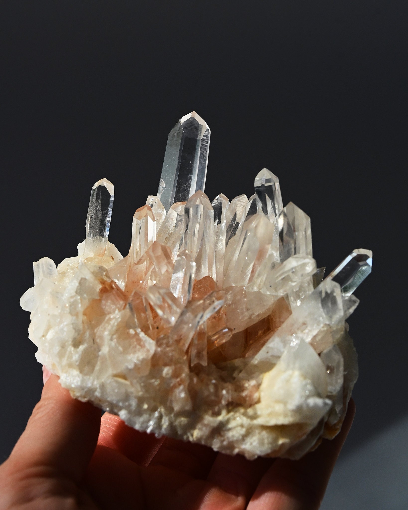 Lemurian Quartz Cluster 3.5in