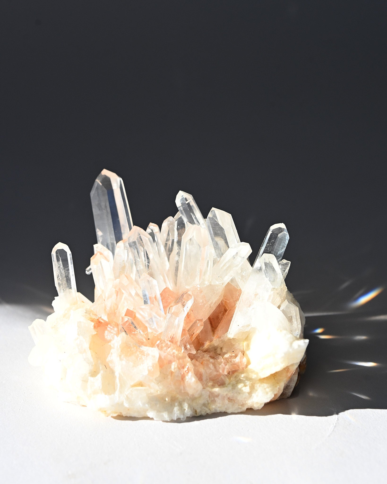 Lemurian Quartz Cluster 3.5in