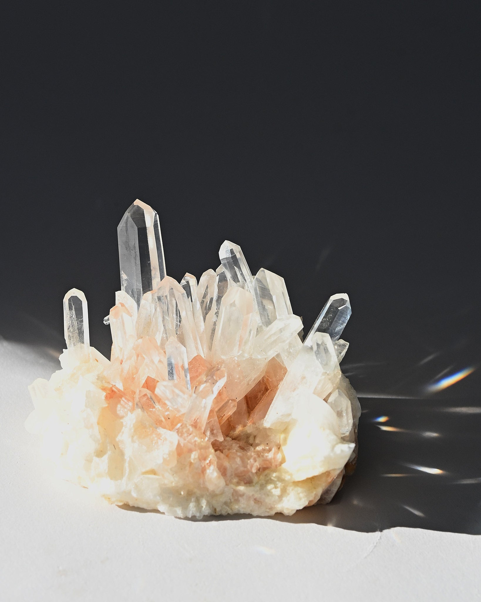 Lemurian Quartz Cluster 3.5in