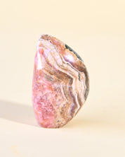 Rhodochrosite Freeform – Pink Banded Sculpture