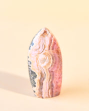 Rhodochrosite Freeform – Pink Banded Sculpture