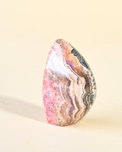 Rhodochrosite Freeform – Pink Banded Sculpture