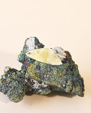 Rare Dragon Scale Calcite with Iridescent Chalcopyrite | Sweetwater Mine
