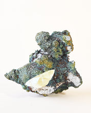 Rare Dragon Scale Calcite with Iridescent Chalcopyrite | Sweetwater Mine