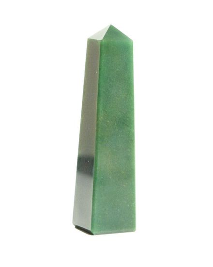 Green Jade Obelisk — Jade crystal specimen