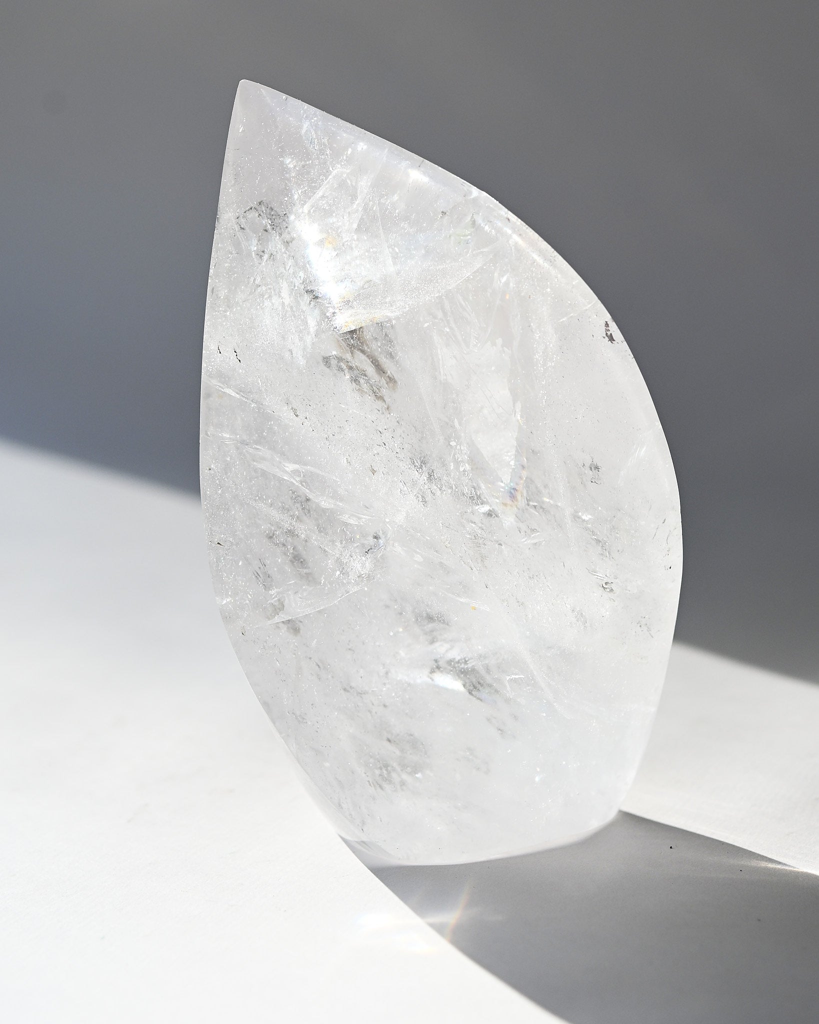 Clear Quartz  Wave Flame 6.6lbs