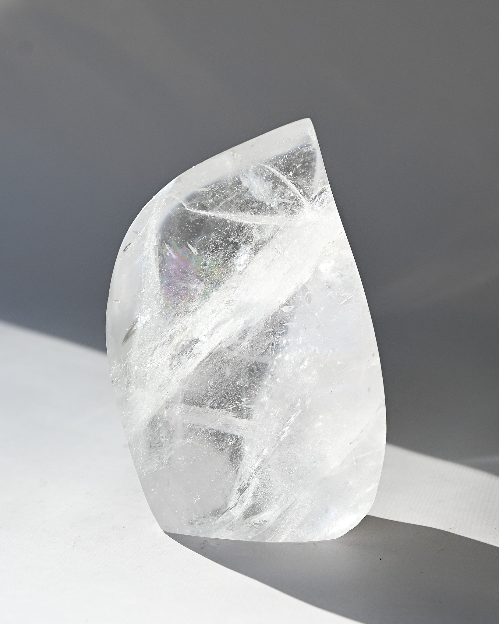 Clear Quartz  Wave Flame 6.6lbs