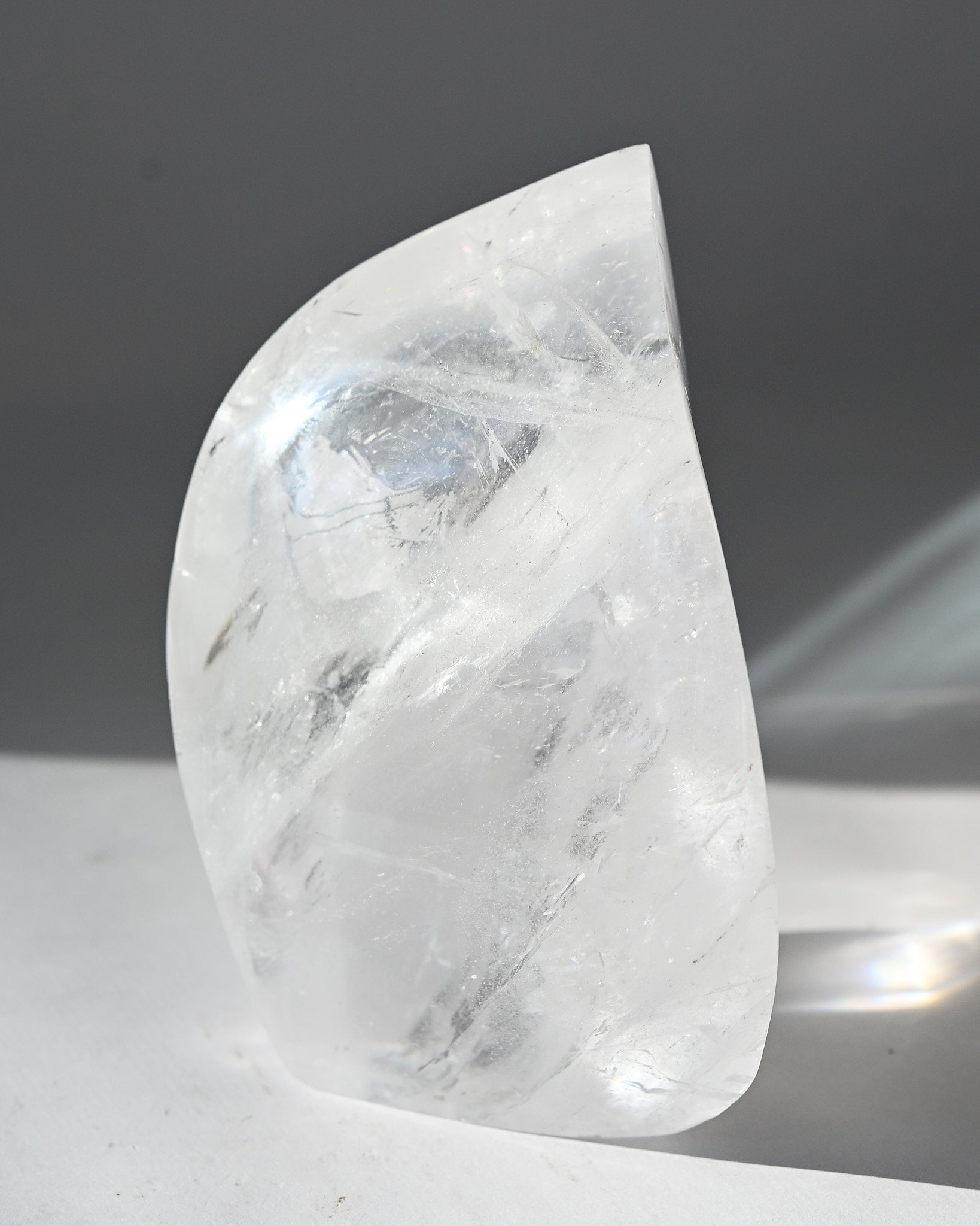 Clear Quartz  Wave Flame 6.6lbs