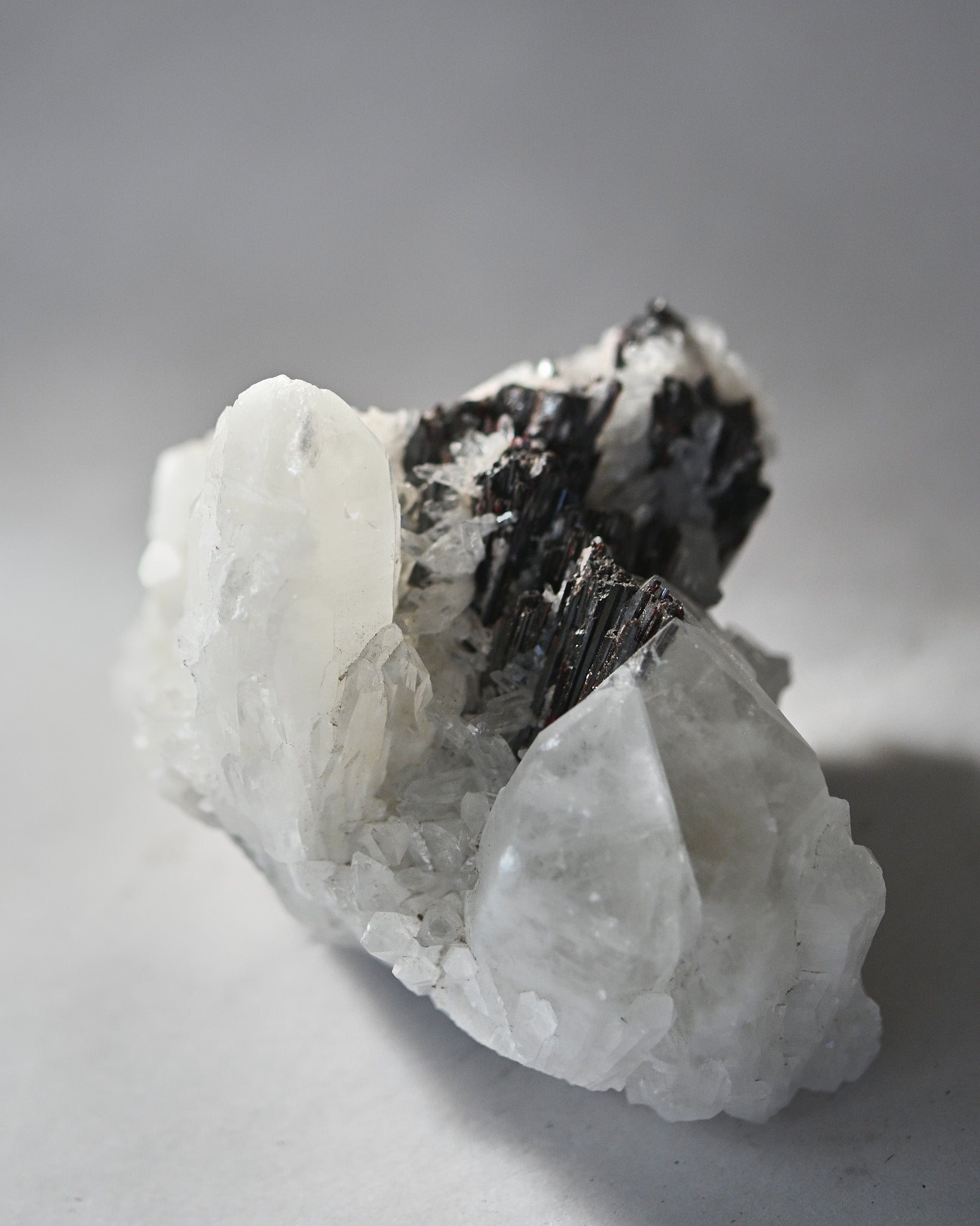 Hubnerite with Quartz 4 inch