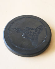 Shungite Buddha Engraved Tile