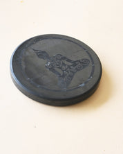 Shungite Buddha Engraved Tile