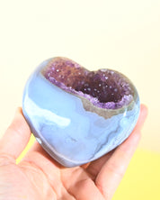Amethyst Geode Heart