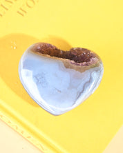 Amethyst Geode Heart