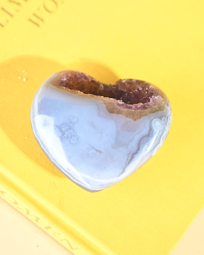Amethyst Geode Heart