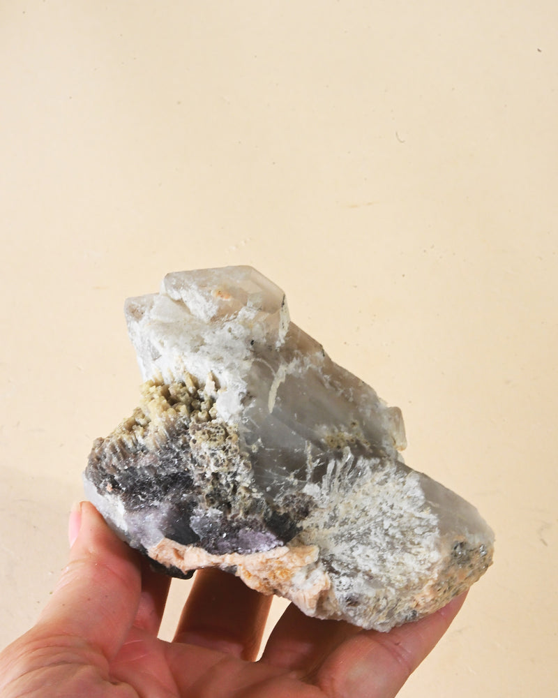 Smoky Quartz Scepter on matrix