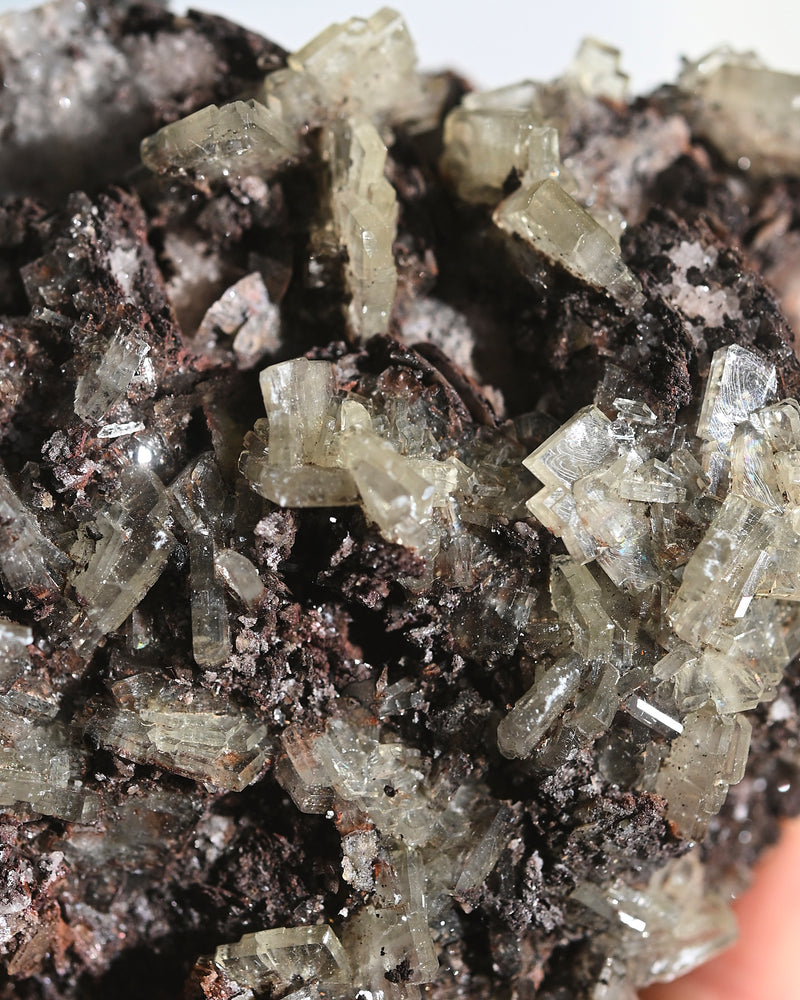 Moroccan Crystalline Barite with Garnet