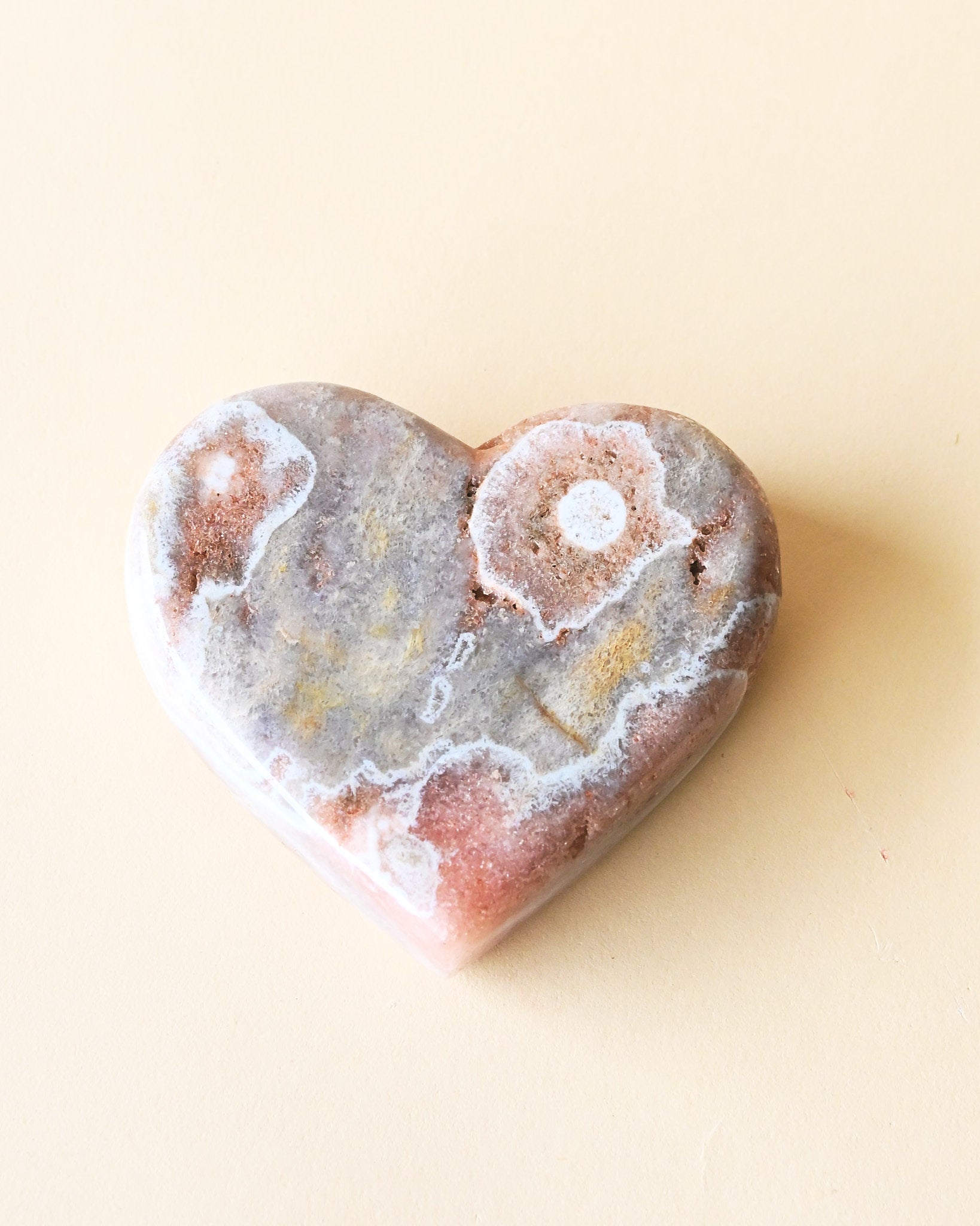 Pink Amethyst Heart
