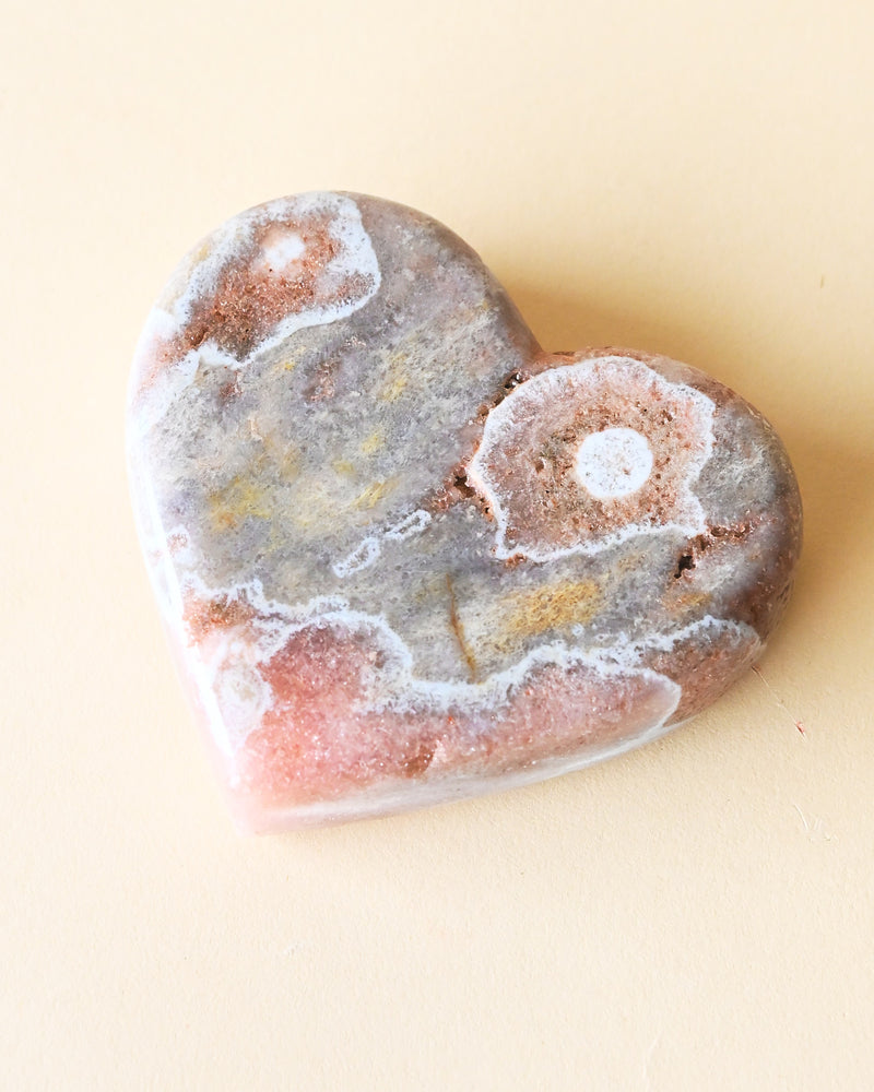 Pink Amethyst Heart