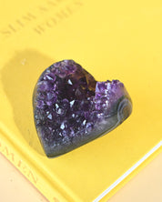 Amethyst Geode Heart