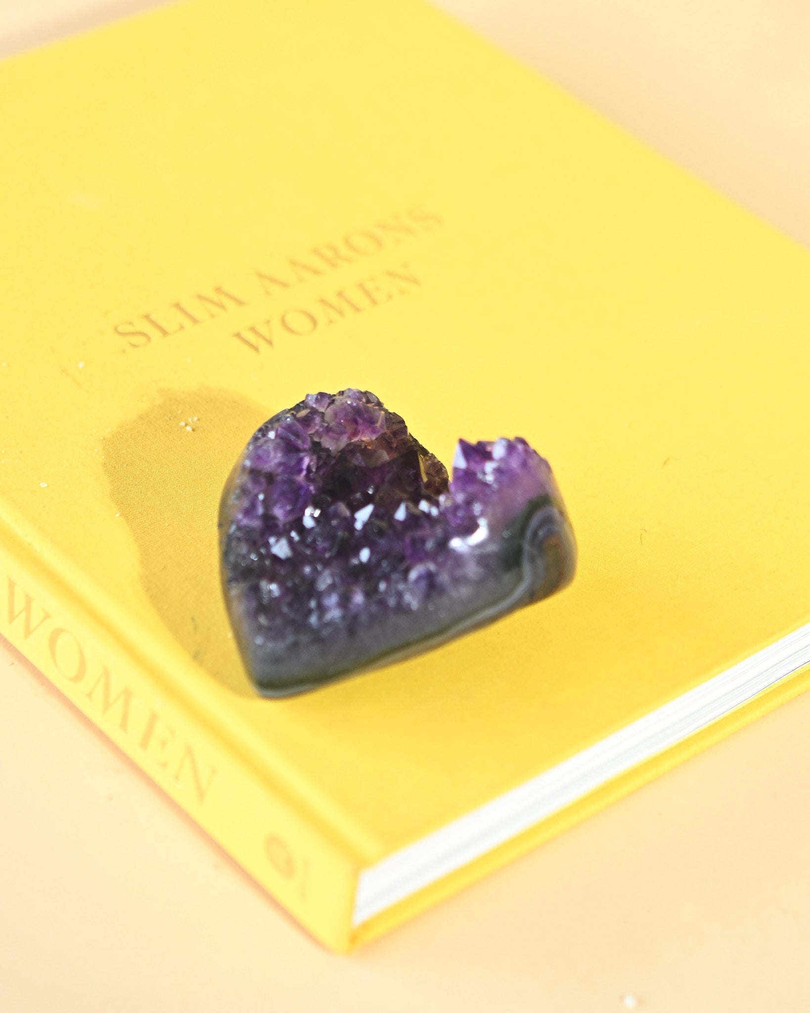 Amethyst Geode Heart