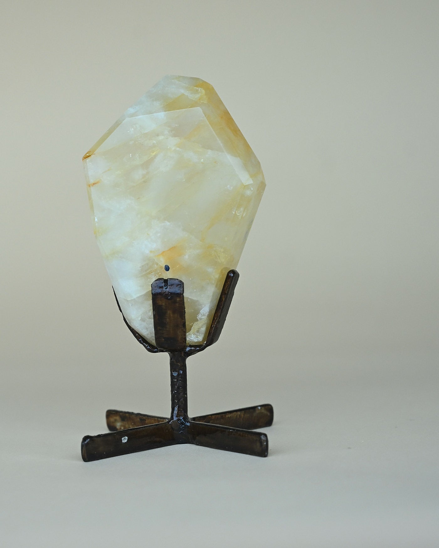 Golden Healer Quartz on Stand 367g