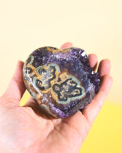 Amethyst Geode Heart