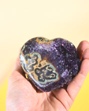Amethyst Geode Heart