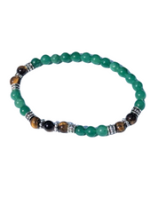 Green Aventurine & Tiger’s Eye Bracelet – LUCK