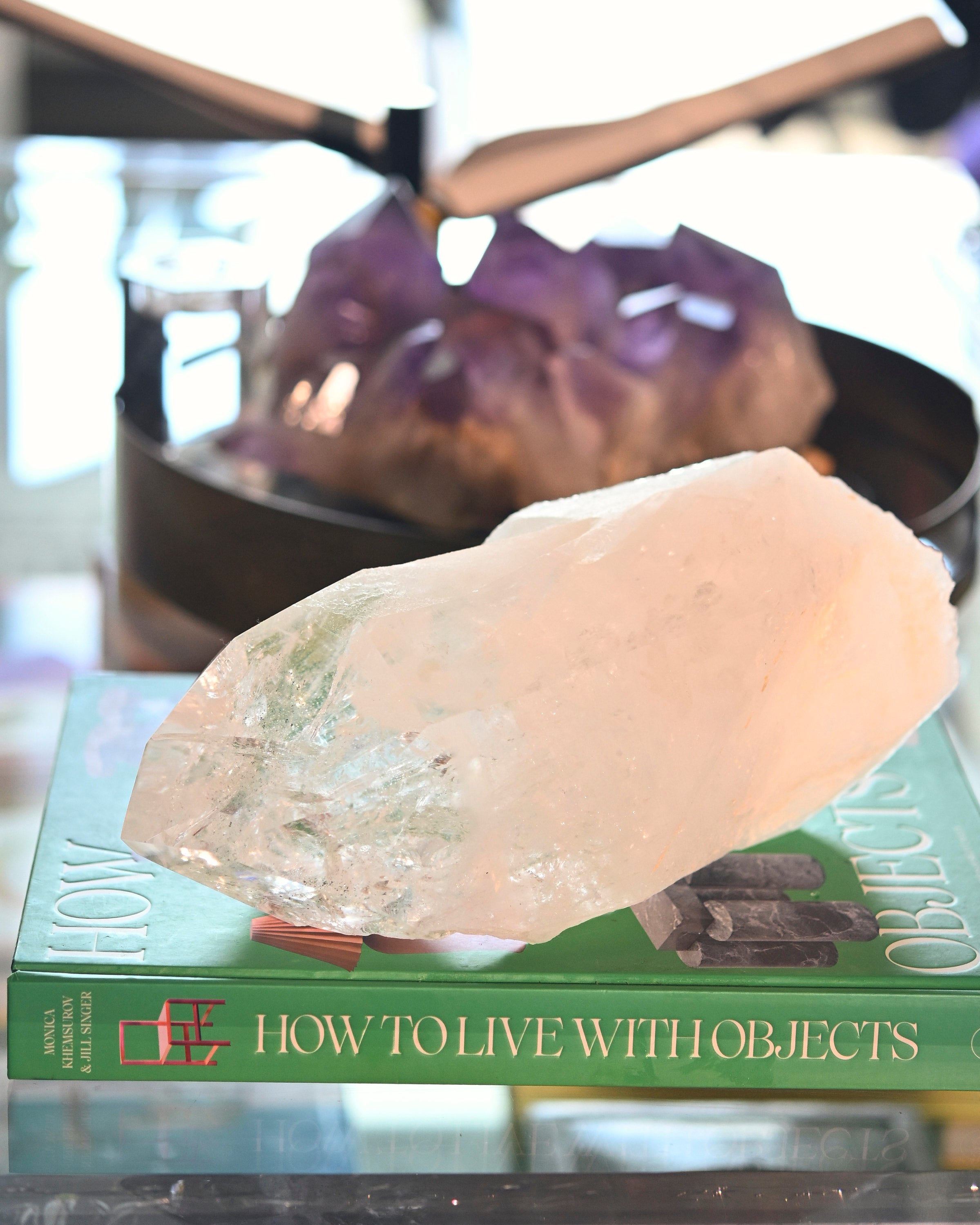 XL Natural Quartz Point 9 lbs