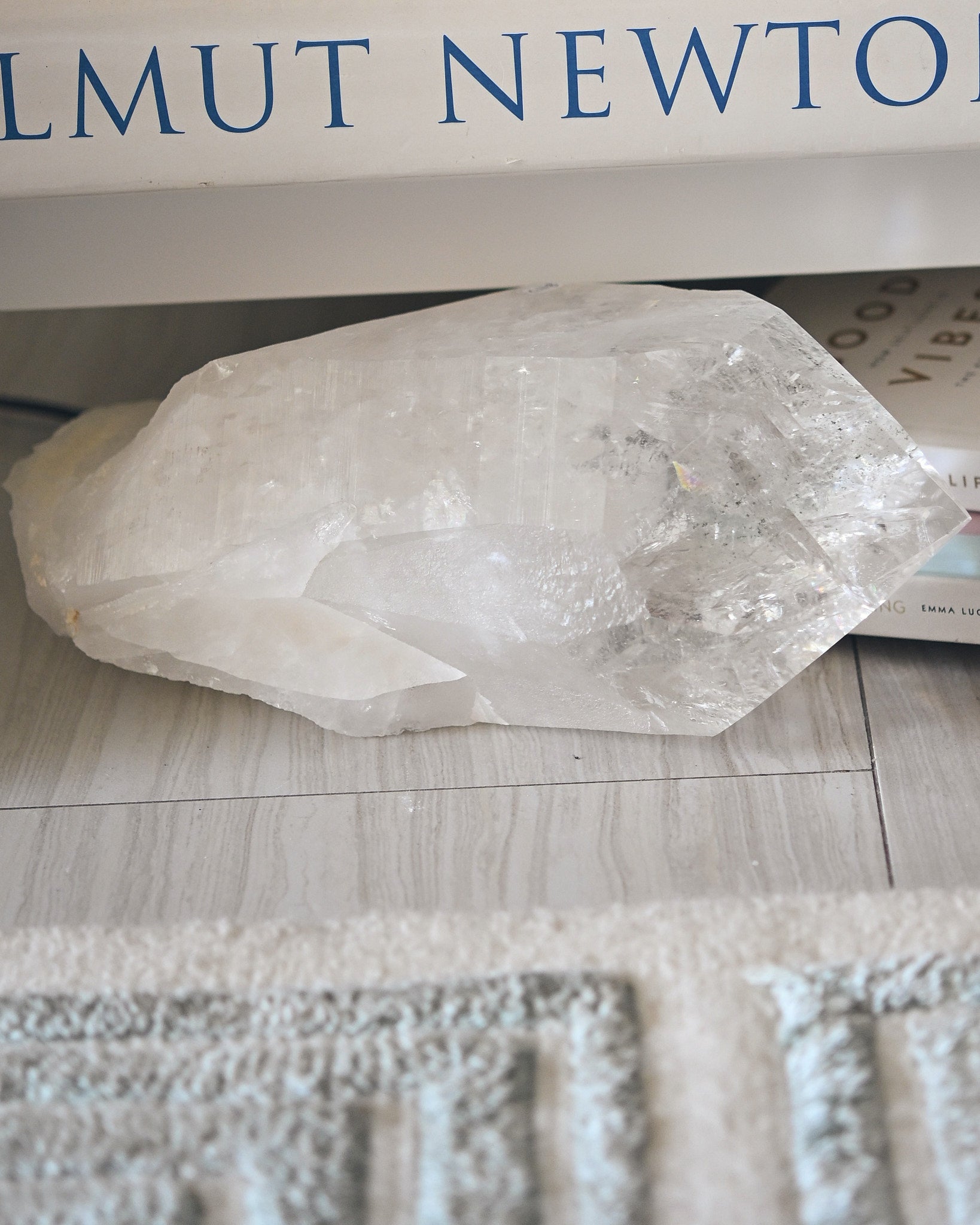 XL Natural Quartz Point 9 lbs