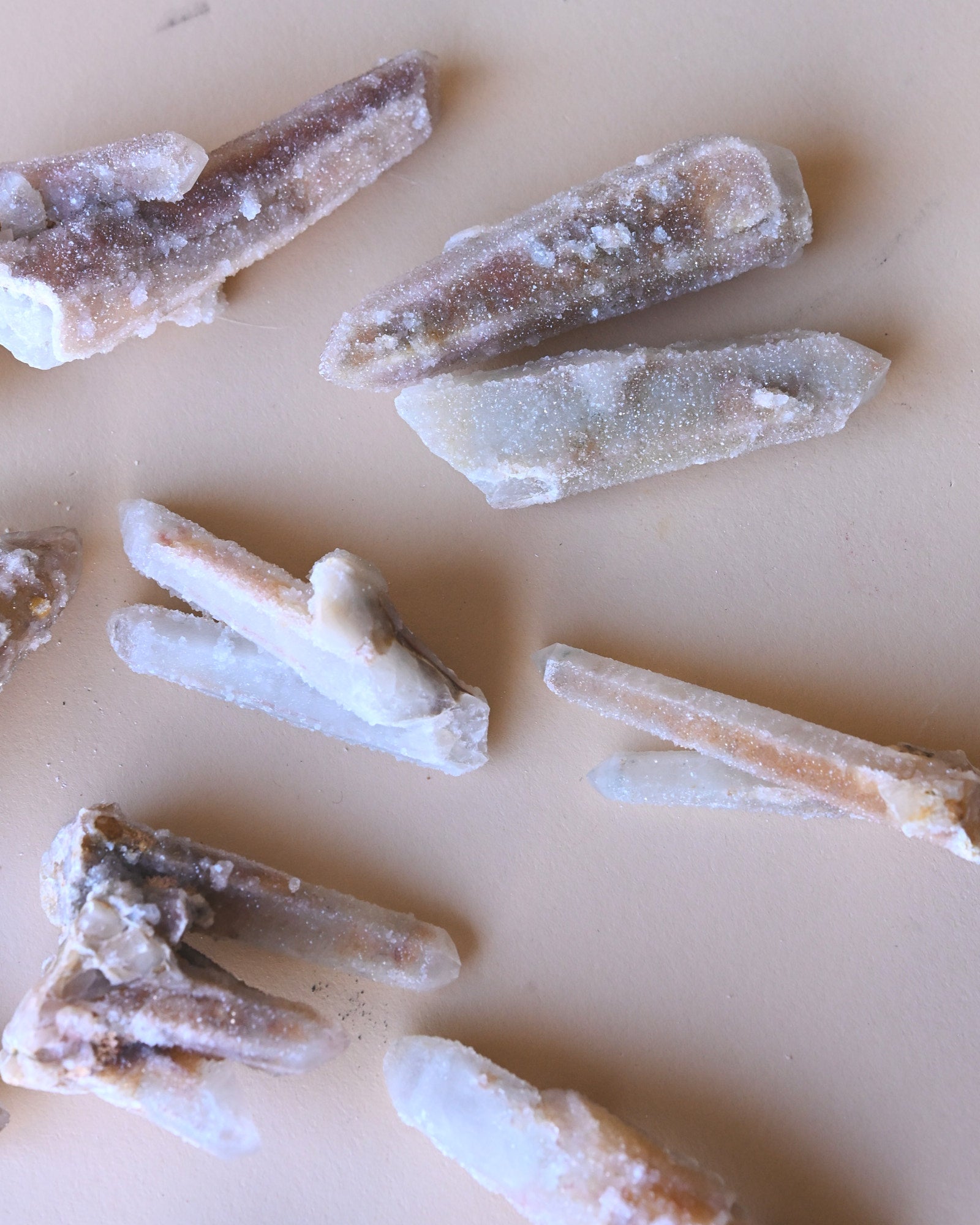 Witches Finger Quartz – South Africa - clear quartz crystal rough natural view 10