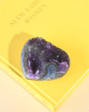 Amethyst Geode Heart