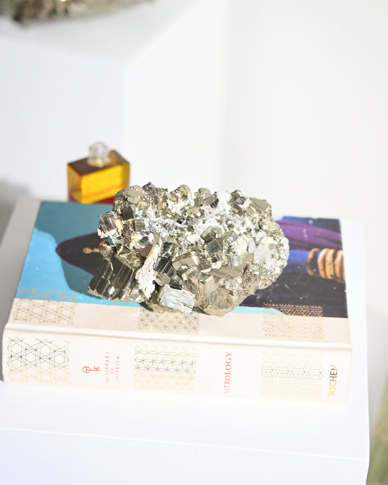 Pyrite Crystal Cluster 4.3lbs