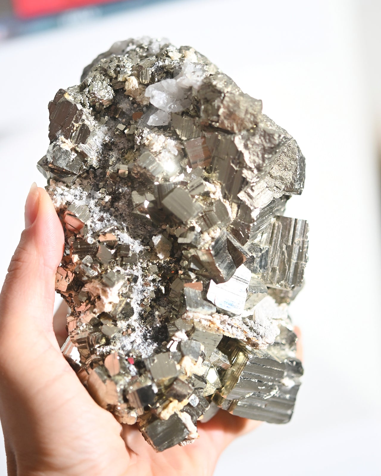 Pyrite Crystal Cluster 4.3lbs
