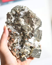 Pyrite Crystal Cluster 4.3lbs