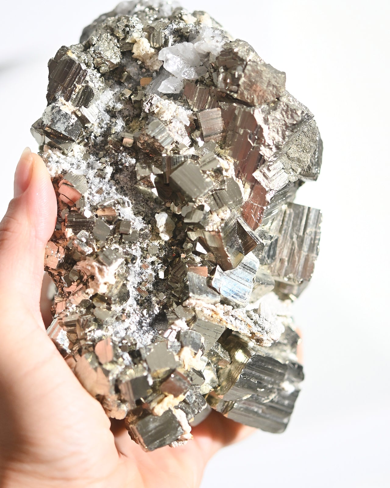Pyrite Crystal Cluster 4.3lbs