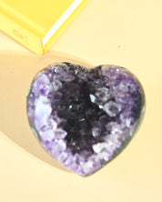 Amethyst Geode Heart