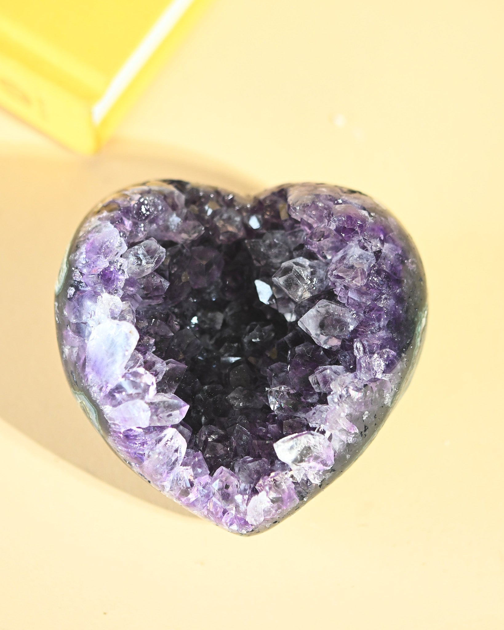 Amethyst Geode Heart