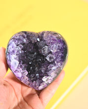 Amethyst Geode Heart