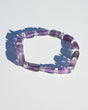 Amethyst and Herkimer Diamond Bracelet